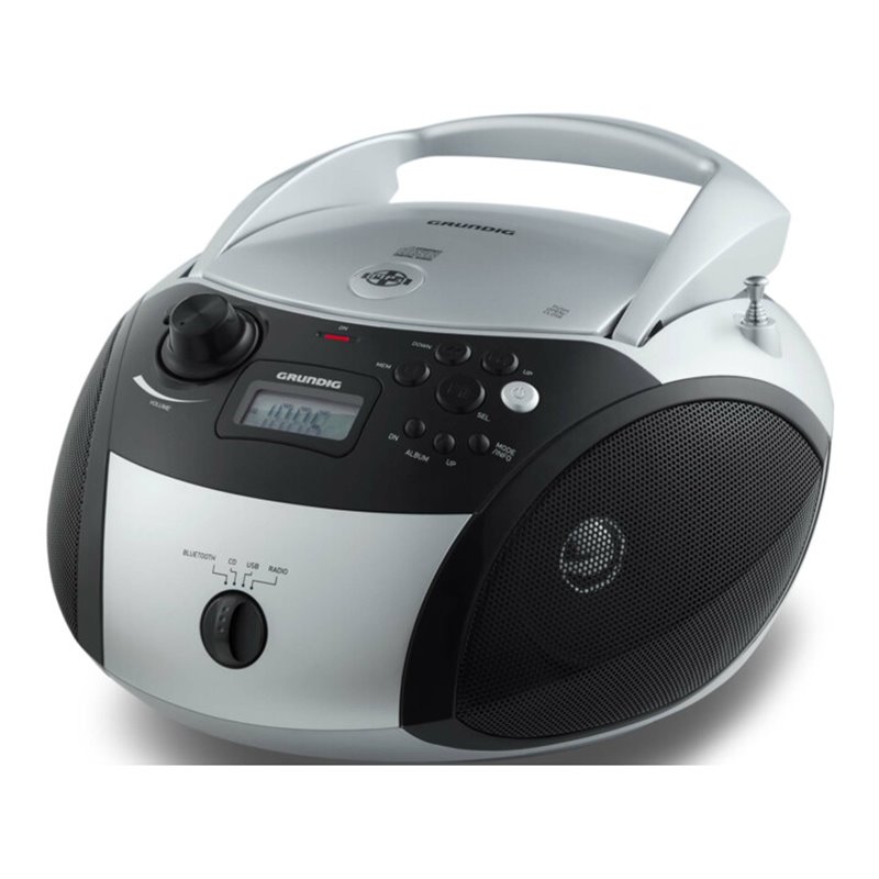 Grundig Radiorecorder/Boombox CD,BT,MP3,WMA GRB3000BT si/sw