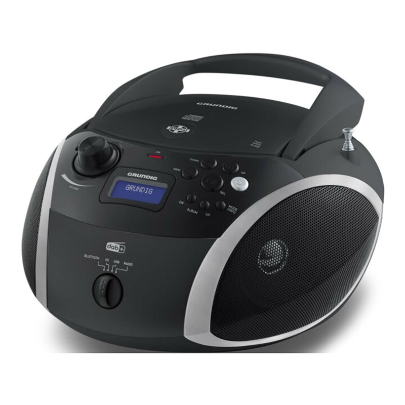 Grundig DAB+ Radiorecorder/Boombox CD,BT,MP3,WMA GRB4000BTDAB+ sw/si