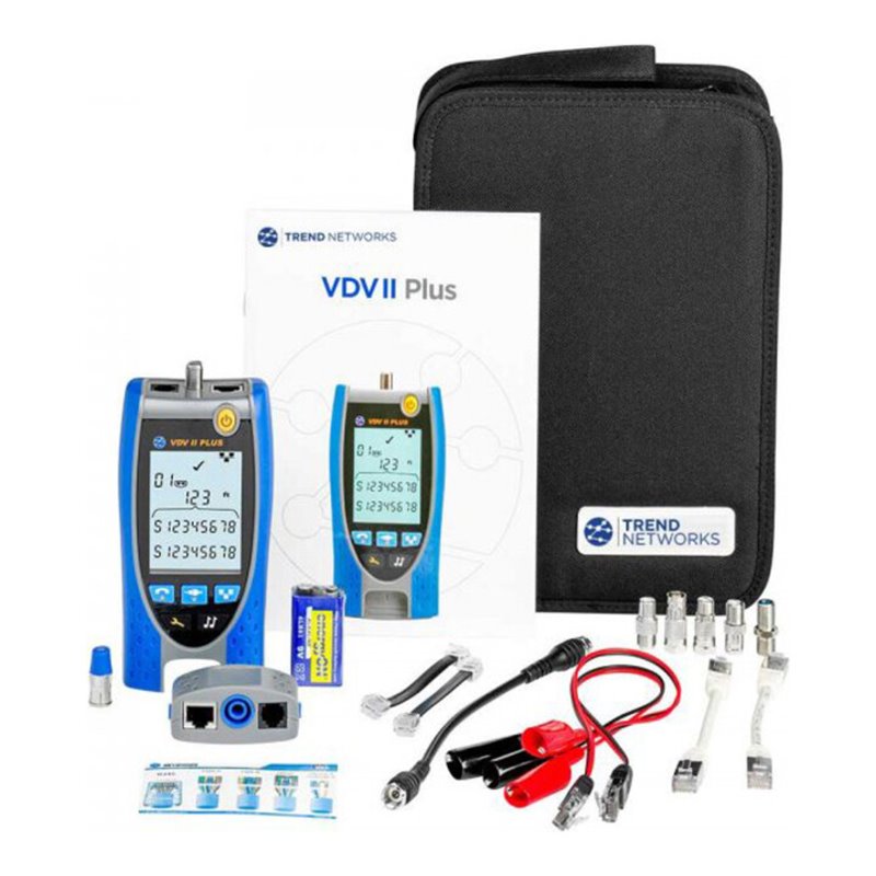 TREND Networks VDV II PLUS Kabeltester Hub-Blink,Längenmes. R158002