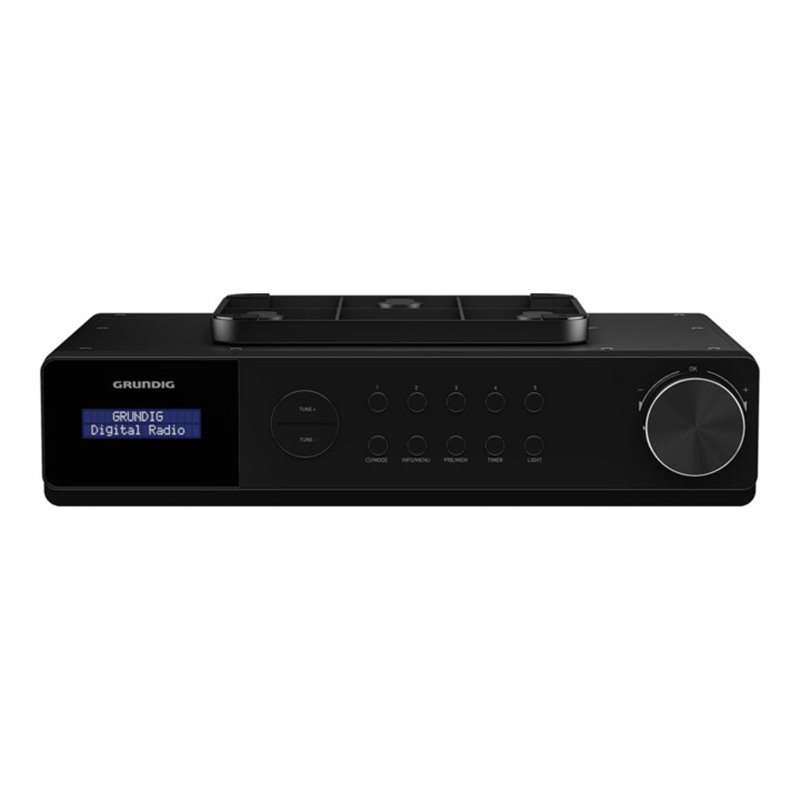 Grundig DAB+ Uhrenradio +UB-Zubehör DKR1000BTDAB+ sw
