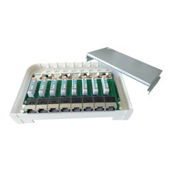 Setec Smartbox LSA Mittelbox 8-Port CAT6A RJ45 ws 506139