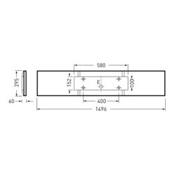 Trilux LED-Anbauleuchte 4000K DALI ws Siella G4 D37017051