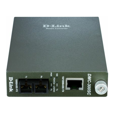 DLink Deutschland FastEthernet Konverter 10/100 Mbit/s DMC-300SC/E