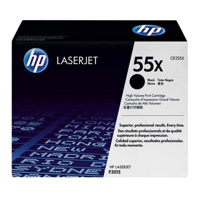 HP Lasertoner 12.500Seiten,schwarz CE255X sw