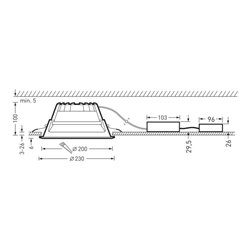 Trilux LED-Downlight 840 Amatris G37633540