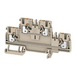 Weidmüller Durchgangsklemme 0,14-2,5 qmm, beige A2T 2.5