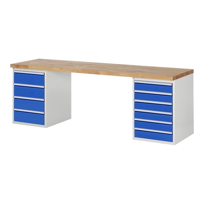 Rau Werkbank Modell 7821 840 mm Buche-Massiv-Platte