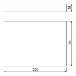 OBO Bettermann Vertr Vakuumblock Kabelabschottung FBA-BV200-14
