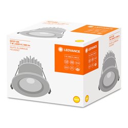 LEDVANCE LED-Spot IP44 3000K SPOTDKFIX7W3000KIP44