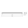 LEDVANCE LED-Feuchtraumleuchte 4000K DPCOM1200234KGRIP66