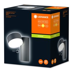 LEDVANCE LED-Wandleuchte END.ST.SpotRound8WDG