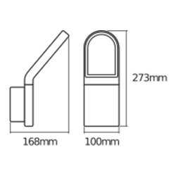 LEDVANCE LED-Wandleuchte m.Sensor END.ST.WallSen.12WDG
