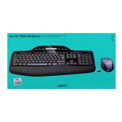 Logitech Tastatur/Maus Set Wireless,Optisch MK710 sw