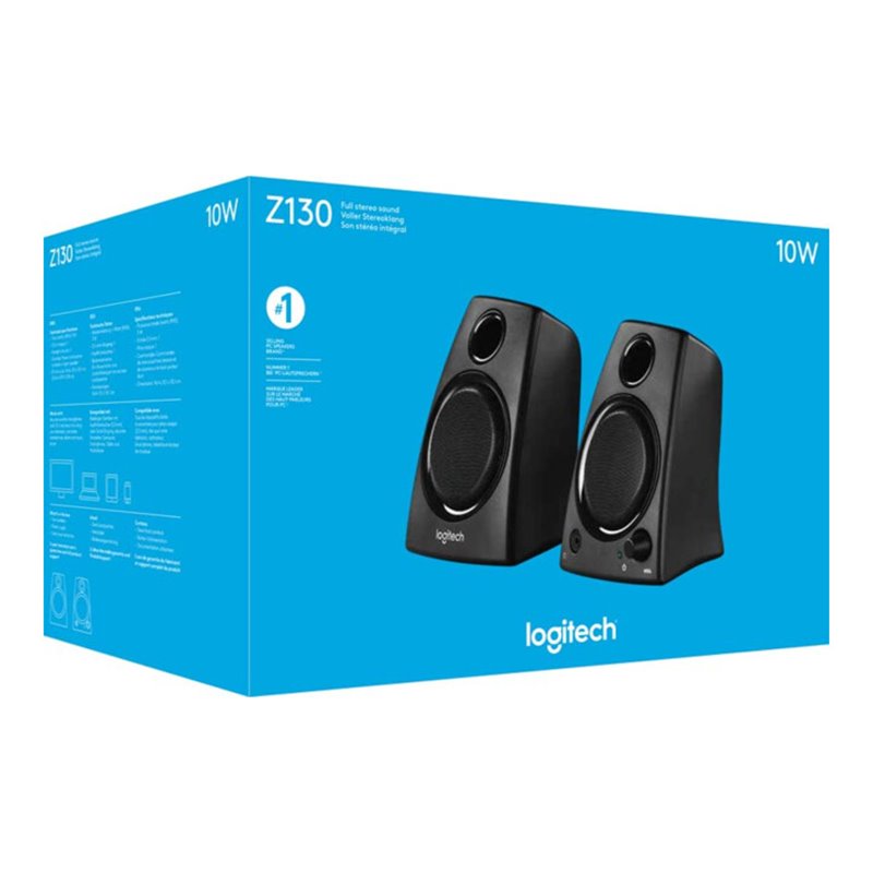 Logitech Lautsprecher-System 2.0Kanal,5W Z130 sw