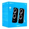 Logitech Lautsprecher-System 2.0Kanal,10W Z200 sw