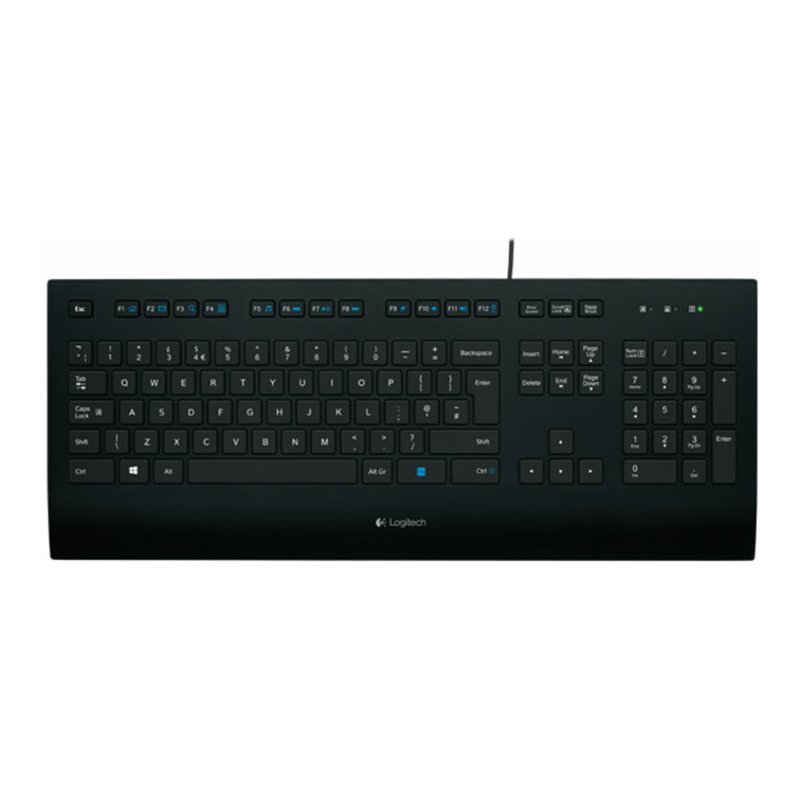 Logitech Tastatur USB, Business K280e sw