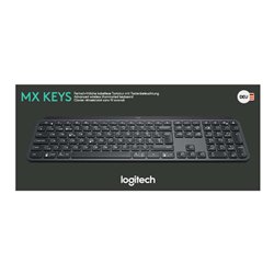 Logitech Tastatur Bluetooth Advanced,DE,sw MX Keys