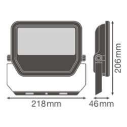 LEDVANCE LED-Fluter 3000K ws FLPFM50W3000KSYM100W