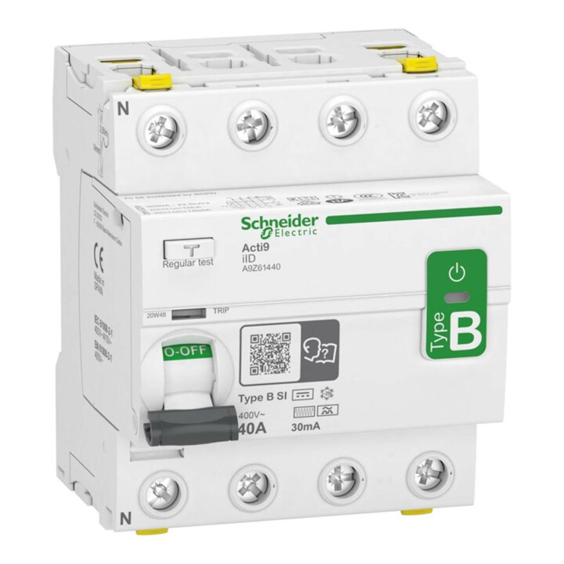 Schneider Electric FI-Schalter 4P 40A 30mA A9Z61440