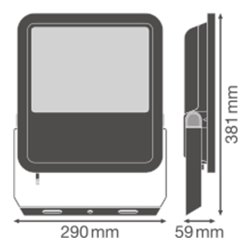 LEDVANCE LED-Fluter 6500K FLPFM125W6500KSYM100