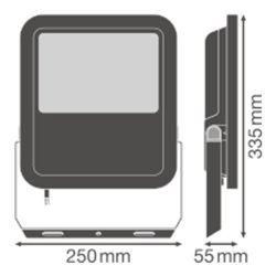 LEDVANCE LED-Fluter 3000K FLPFM80W/3000KSYM100