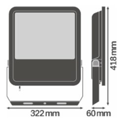 LEDVANCE LED-Fluter 3000K FLPFM165W3000KSYM100