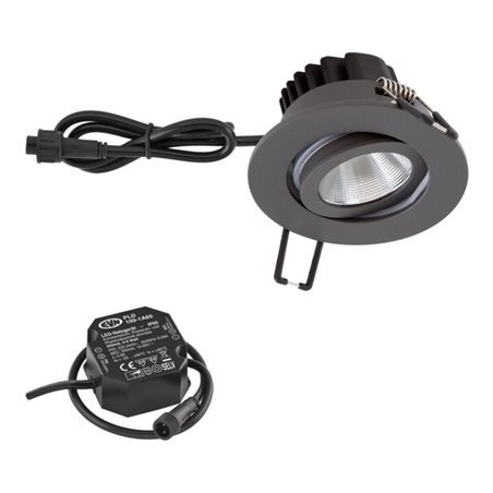 EVN Lichttechnik P-LED Deckeneinbauleuchte IP65 HV 3000K 1010lm PC650N91602