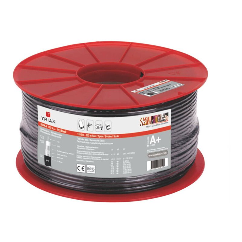 Triax Koaxkabel KOKA110A+PEswS250m