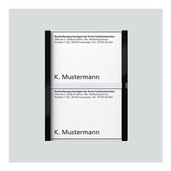 Siedle&Söhne Namensschild sw-hgl f. TM612-2/BTM650-02 200029953-00