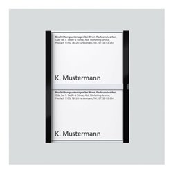 Siedle&Söhne Namensschild sw-hgl f. TM612-2/BTM650-02 200029953-00