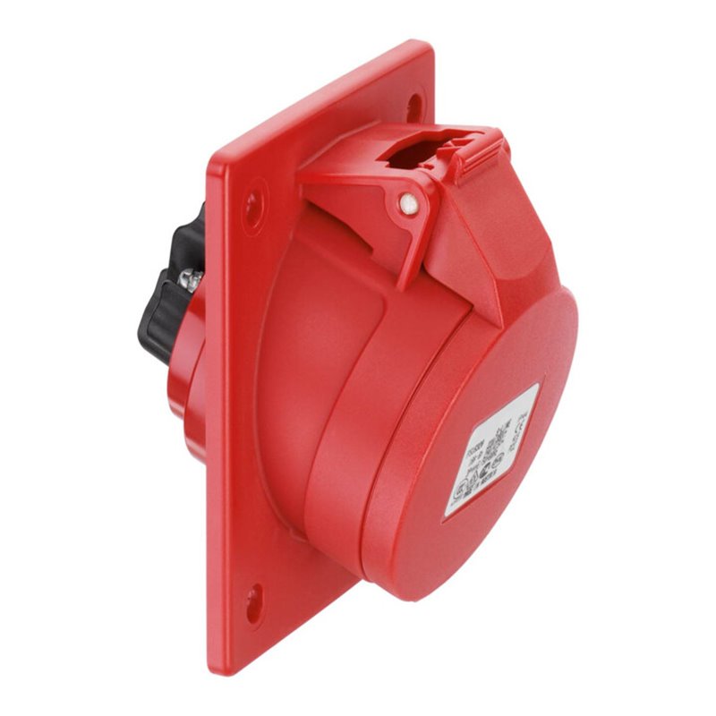 ABL GmbH CEE Flanschsteckdose 5-p, 32A, 6h, rot F52S320