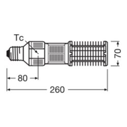 OSRAM LAMPE LED-Lampe E40 727 NAV150LED65W/727E40