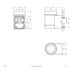 EVN Lichttechnik Wandleuchte 230V GU10 11W IP54 637114N si