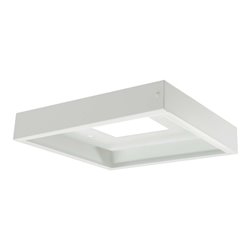 Ridi-Leuchten Metallrahmen weiß ZBS-AR FPL2-EQ 300