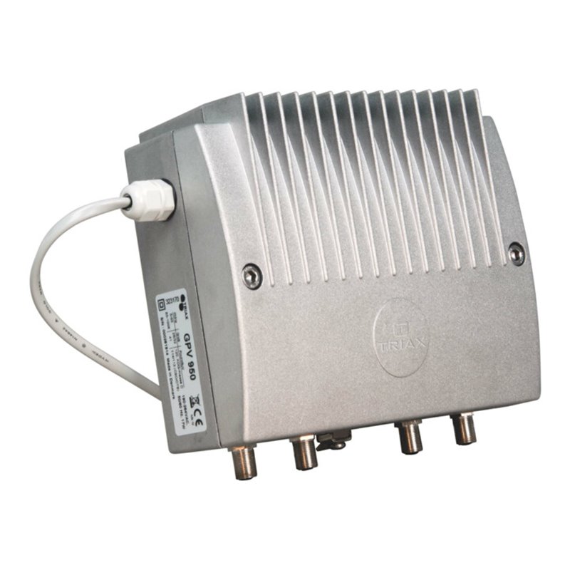 Triax Hausanschluss-Verstärker 40/32dB F-Ansch.IP65 GPV 950