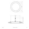 EVN Lichttechnik LED-Einbaupanel rund 4000K IP44 350mA ws LR44143540
