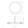 EVN Lichttechnik LED-Einbaupanel rund 4000K IP44 350mA ws LR44183540