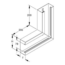 Niedax Gerätek.Vertikaleck GKV 170-78 R