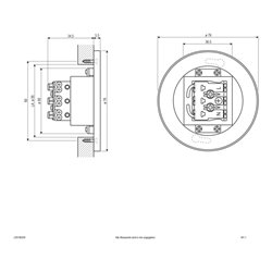 EVN Lichttechnik LED Wandeinbauleuchte 230V 3000K IP44 ws LR01802W