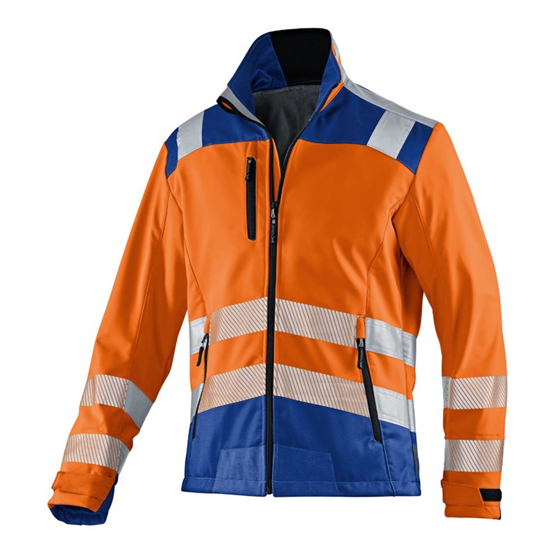 Kübler PSA Reflectiq Jacke 1507 warnorange/kornblumenblau