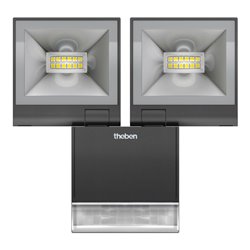 Theben LED Strahler 3000K,20W,schwarz theLeda S20 W BK