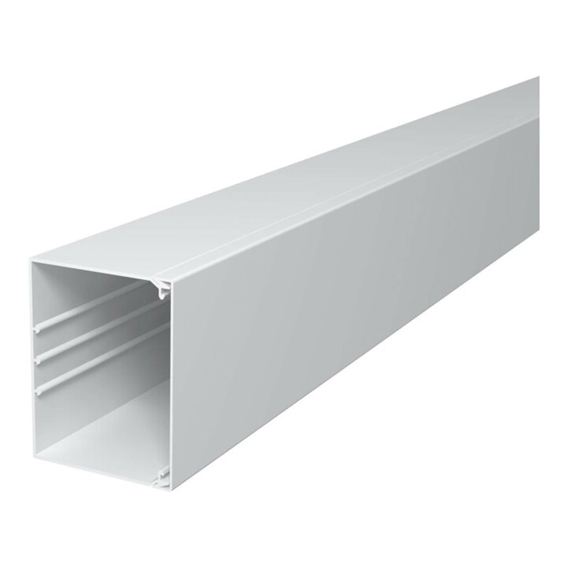 OBO Bettermann Vertr Wand+Deckenkanal m.Obert. 100x130mm,PVC WDK100130RW