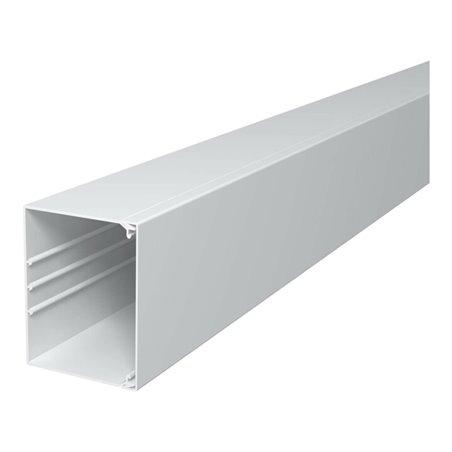 OBO Bettermann Vertr Wand+Deckenkanal m.Obert. 100x130mm,PVC WDK100130RW