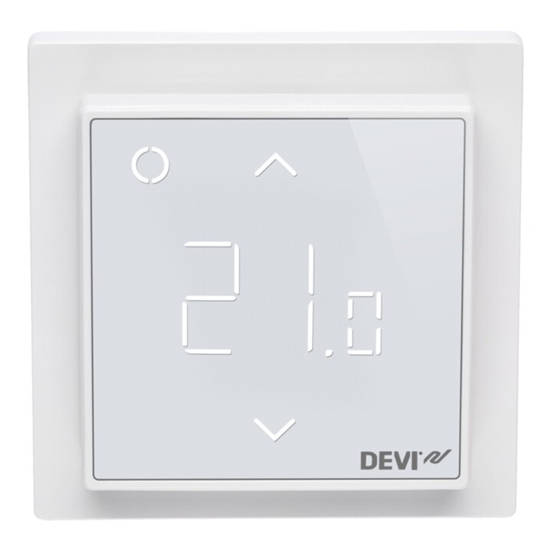 Devi Raum+BodenThermostat RAL9016 140F1140