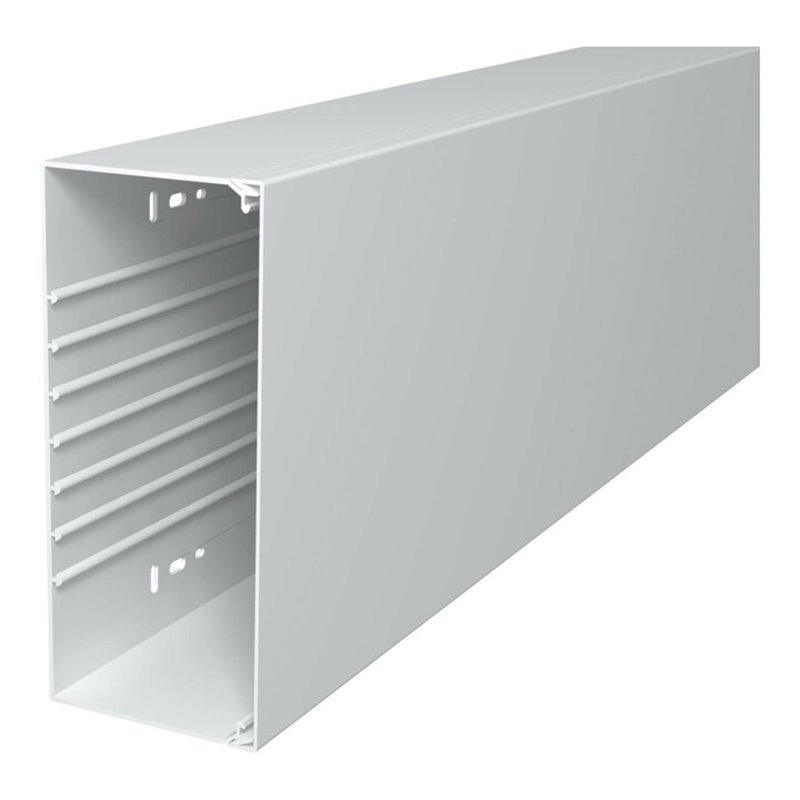 OBO Bettermann Vertr Wand+Deckenkanal m.Obert. 100x230mm,PVC WDK100230RW