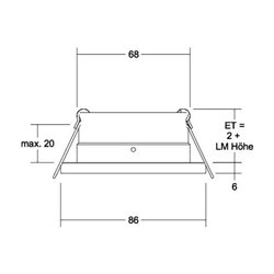 Brumberg Leuchten Einbaumodul rund 37005420