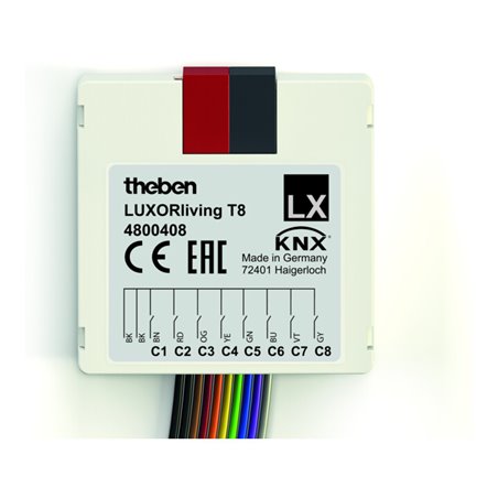 Theben Smart Home-System 8 Kanäle LUXORliving T8