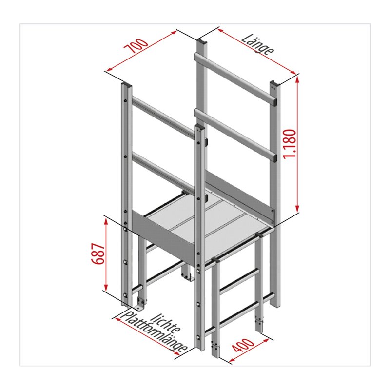 Hymer Ausstieg breit, mit Übergang