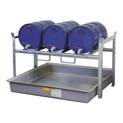 CEMO Fassregal Typ 800 + Fassauflage + Auffangwanne