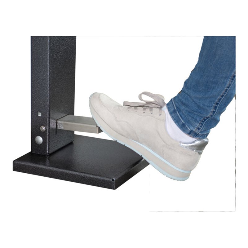 Bauer Südlohn Desinfektionsmittel- und Seifenspender DSP, pulverbeschichtet, Hammerschlag Antik-Silber